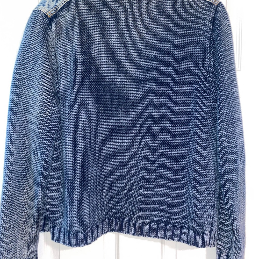 PS Blue Women's Knit Denim Cardigan - Blue - Picture 2 of 3